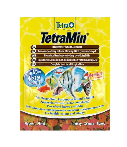 Tetra TetraMin pokarm dla ryb słodkowodnych płatki 12g