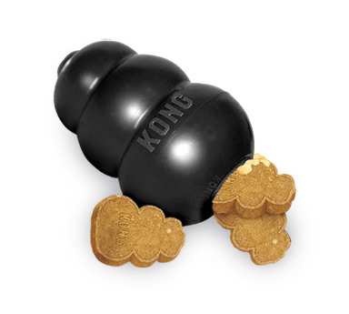 Kong Extreme Kong czarny zabawka dla psa Medium (8.5 cm)