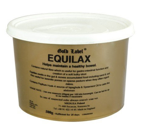 Zdjęcie Gold Label Equilax odpiaszczenie i kolki  proszek 500g