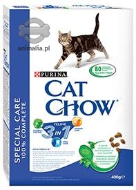 Zdjęcie Purina Cat Chow Special Care 3 w 1  Hairbal, Urinary & Oral Health 400g
