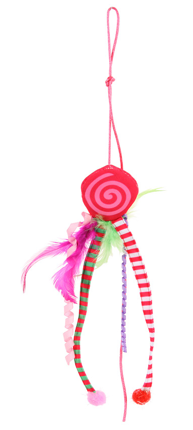 Zdjęcie Zolux Candy Toys Ośmiorniczka zabawka z kocimiętką dla kota czerwona 