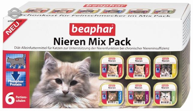 Zdjęcie Beaphar Nieren Mix Pack niewydolność nerek  wielopak 6 x 100g