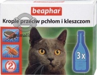 Zdjęcie Beaphar Flea Drops  dla kotów 3 ampułki