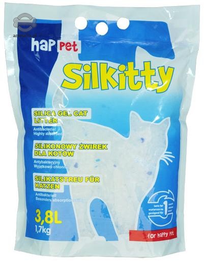 Zdjęcie Happet Żwirek silikonowy Silkitty  dla kotów 3.8l