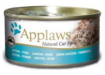 Zdjęcie Applaws Kitten puszka dla kociąt  filet z tuńczyka 70g