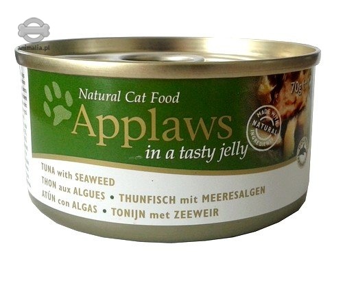 Zdjęcie Applaws Puszka dla kota   tuńczyk i wodorosty w galaretce 70g