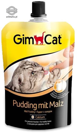 Zdjęcie Gimcat Pudding w saszetce dla kota  ze słodem 150g