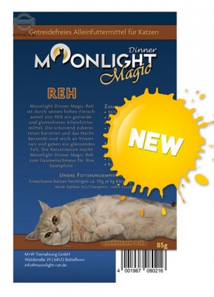 Zdjęcie Moonlight Dinner Saszetka Magic Reh Super Premium  NR 51 Jeleń z kocimiętką i olejem z wiesiołka 85g