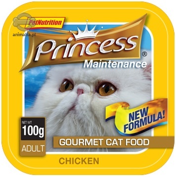 Zdjęcie Princess Maintenance Gourmet Cat tacka dla kota  pasztet z kurczakiem 100g