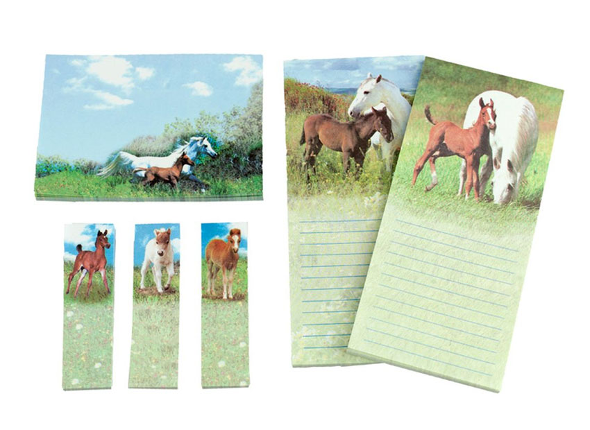 Zdjęcie Horze Zestaw notesów samoprzylepnych  z motywem koni 5 szt.