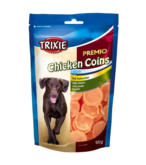 Zdjęcie Trixie Chicken Coins Light przysmaki dla psa  z drobiem 100g