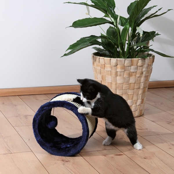 Zdjęcie Trixie Drapak rolka sizalowa dla kota duża  granatowy 23 x 20 cm
