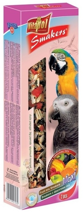 Zdjęcie Vitapol Kolby dla dużych papug  owocowe 2 szt.