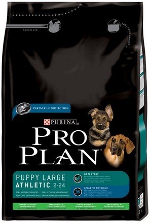 Zdjęcie Purina Pro Plan Dog Puppy Large Breed Athletic Lamb + Rice jagnię i ryż 3kg