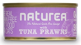 Zdjęcie Naturea Puszka dla kota Tuna with Prawn kawałki w sosie tuńczyk z krewetkami 85g