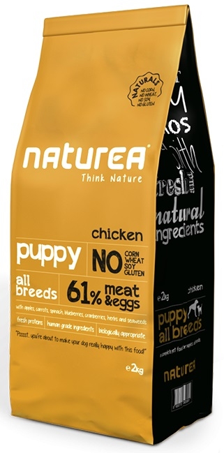 Zdjęcie Naturea Dog Naturals Puppy  świeży kurczak i brązowy ryż 100g
