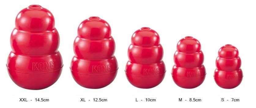 Zdjęcie Kong Classic Kong czerwony zabawka dla psa Large (10 cm) 