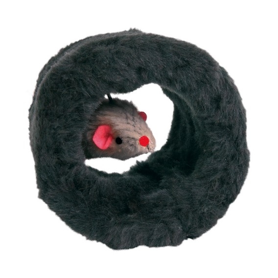 Zdjęcie Trixie Tunelik zabawka z myszką  śr. 8 cm 
