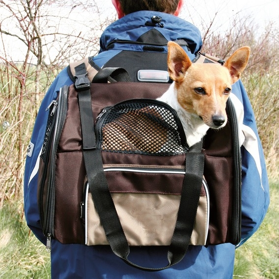 Zdjęcie Trixie Plecak na psa lub kota   beżowo-brązowy 41 x 21 x 30 cm