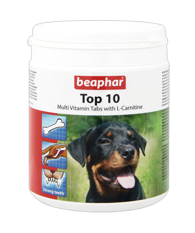 Beaphar TOP 10 Tabletki witaminowe dla psów 750 szt.
