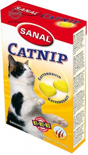 Zdjęcie Sanal Catnip dropsy dla kota  z kocimiętką 40 szt.