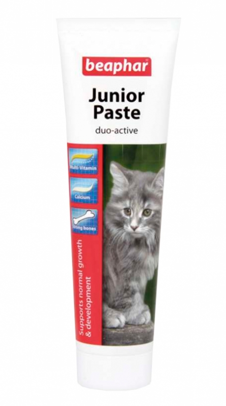 Zdjęcie Beaphar Duo-Junior Cat pasta witaminowa   dla kociąt 100g