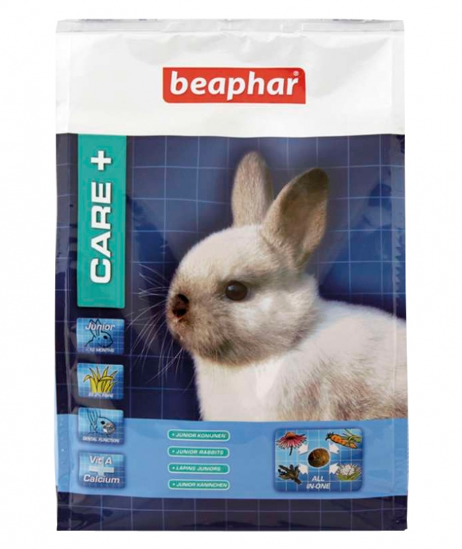 Beaphar Care + kompletny pokarm w granulacie dla młodego królika 1.5kg