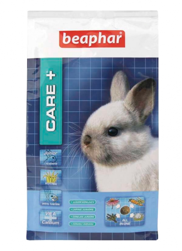 Beaphar Care + kompletny pokarm w granulacie dla młodego królika 250g