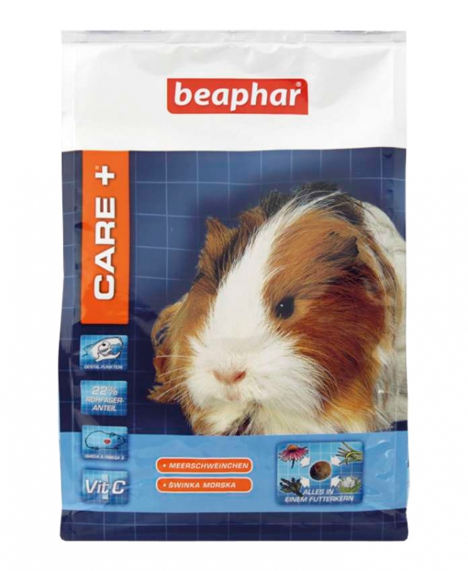 Beaphar Care + kompletny pokarm w granulacie dla świnki morskiej 1.5kg