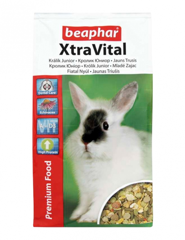 Zdjęcie Beaphar Xtra Vital Complete Food pokarm premium  dla młodego królika 1kg