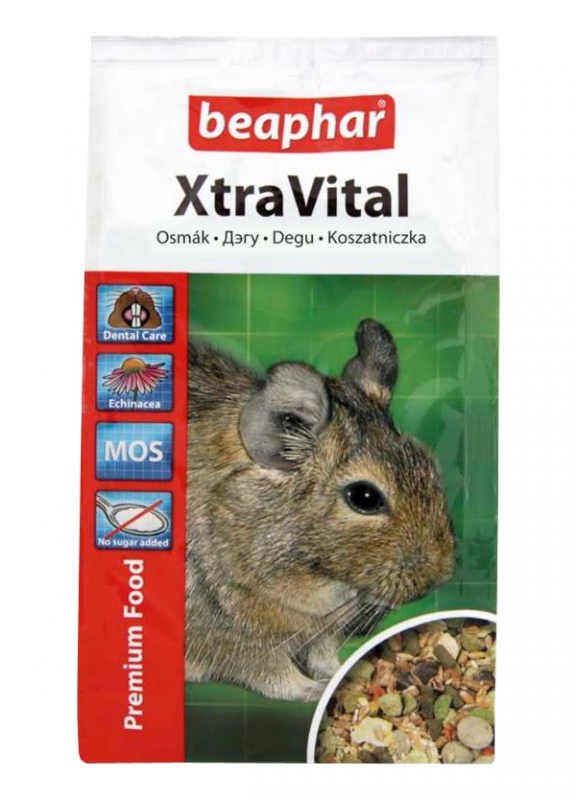 Zdjęcie Beaphar Xtra Vital Complete Food pokarm premium  dla koszatniczki 500g