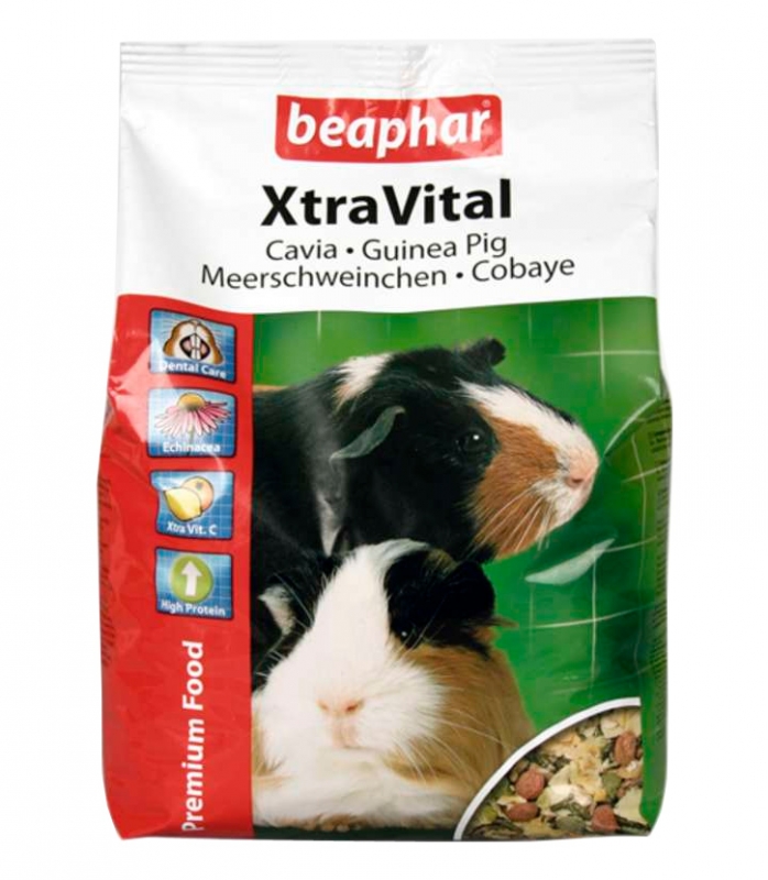 Beaphar Xtra Vital Complete Food pokarm premium dla świnki morskiej 2.5kg