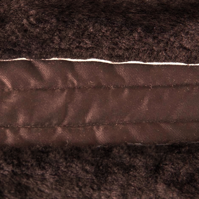 Zdjęcie BR Podkładka pod siodło z owczego futra  brązowa 