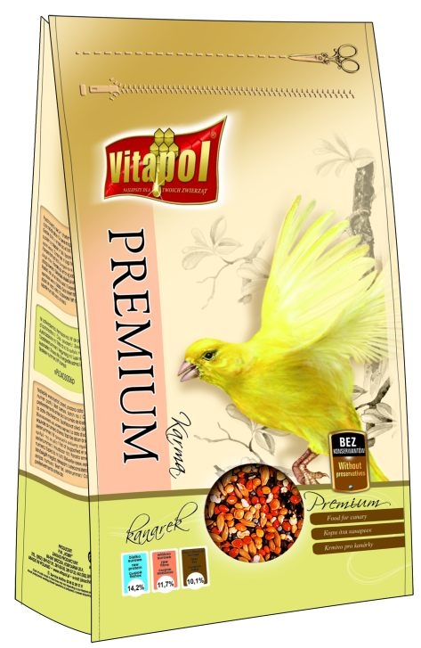 Vitapol Premium Line Pełnowartościowy pokarm dla kanarka  1kg