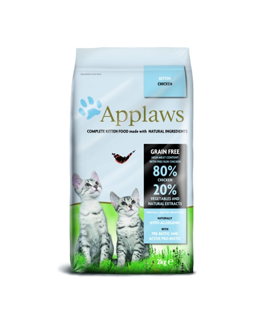 Zdjęcie Applaws Natural Cat Food Kitten  z kurczakiem 2kg