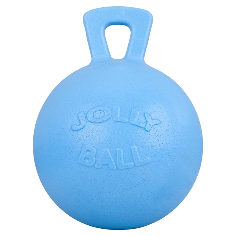 Jolly Ball Piłka do boksu lub na padok śr. 26 cm błękitna (zapach jagodowy)