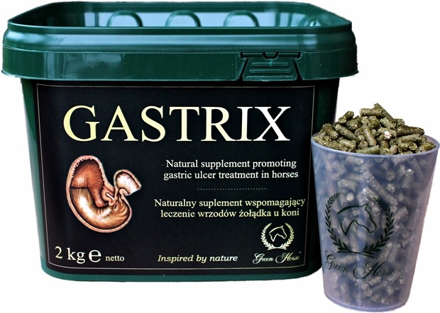 Green Horse Gastrix wspomaganie leczenia wrzodów żołądka granulat 2kg