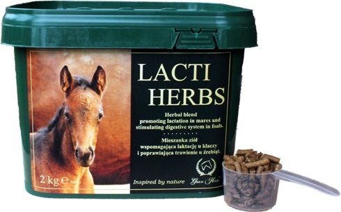 Green Horse Lacti Herbs laktacja klaczy i dobre trawienie u sysaków granulat 2kg