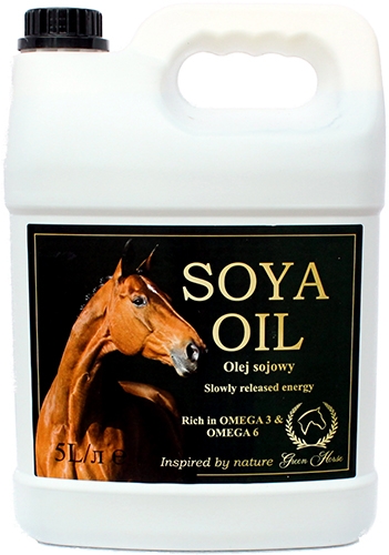 Green Horse Olej sojowy rozbudowa masy mięśniowej, źródło energii 5l