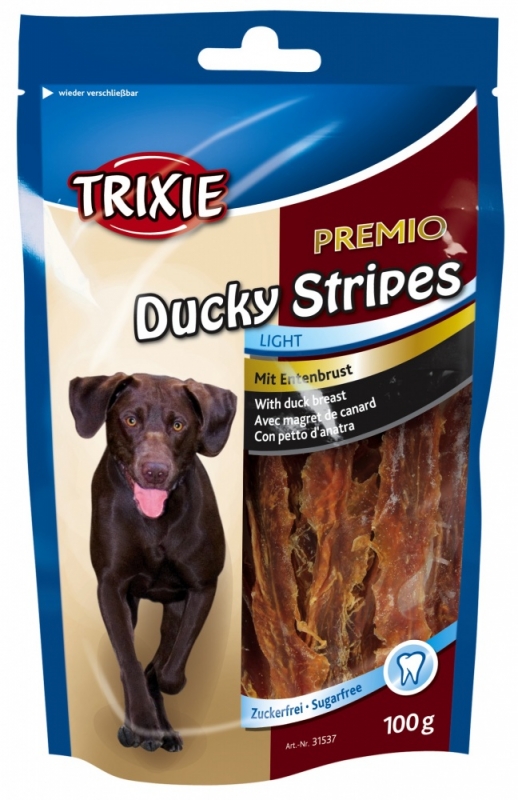 Zdjęcie Trixie Premio Ducky Stripes Light  z mięsem z piersi kaczki 100g