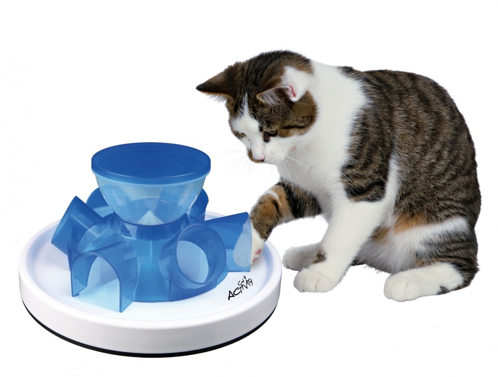 Zdjęcie Trixie Cat Activity zabawka edukacyjna dla kota  karmnik z tunelami 28 x 14 cm