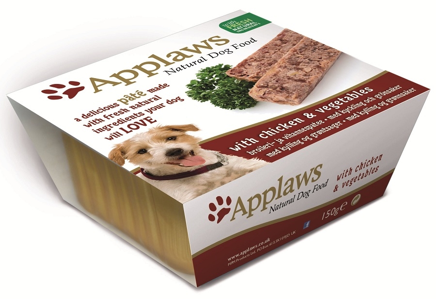 Zdjęcie Applaws Tacka dla psa pasztet z kurczakiem i warzywami 150g