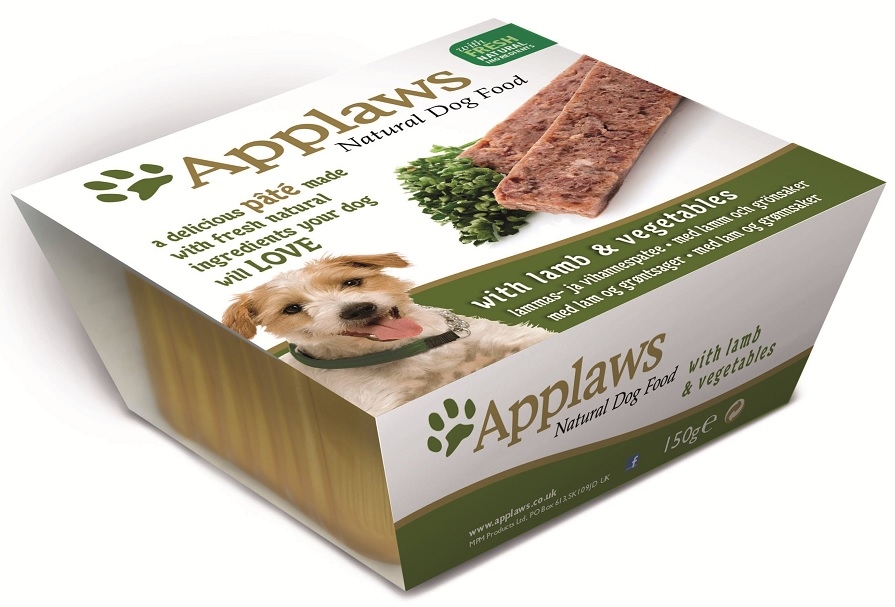 Zdjęcie Applaws Tacka dla psa pasztet z jagnięciną i warzywami 150g