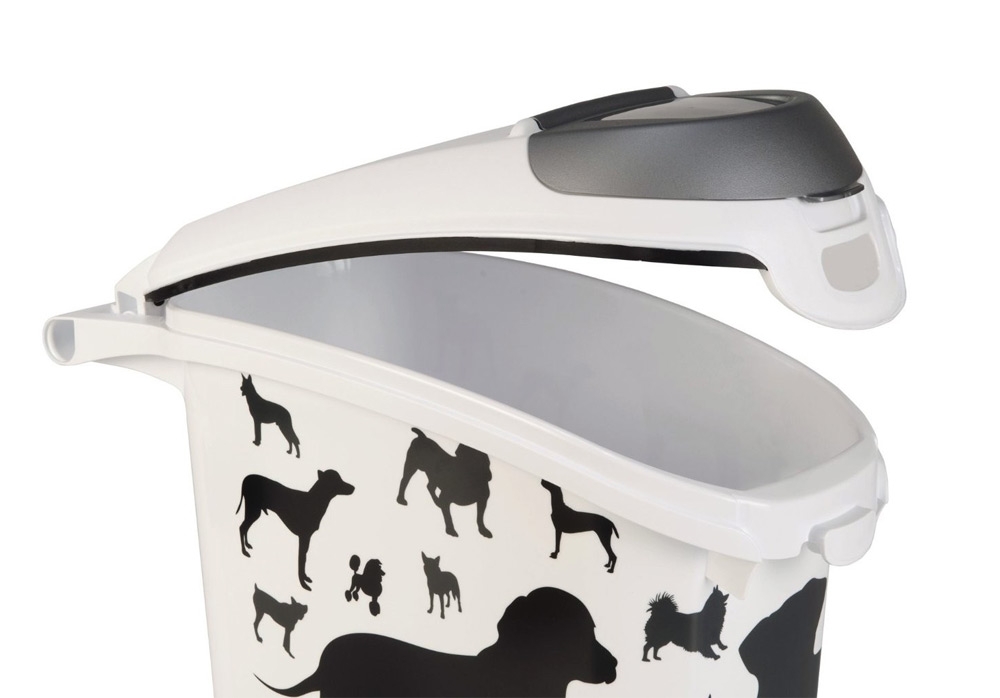 Zdjęcie Curver Pet Life pojemnik na karmę  w czarno-białe psy 10kg