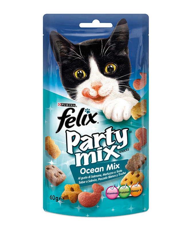 Zdjęcie Felix Party Mix przysmaki dla kota  Ocean Mix 60g