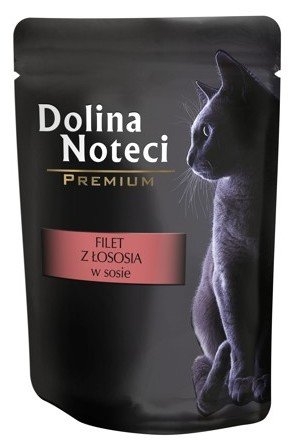 Zdjęcie Dolina Noteci Premium saszetka dla kota  filet łososia w sosie 85g