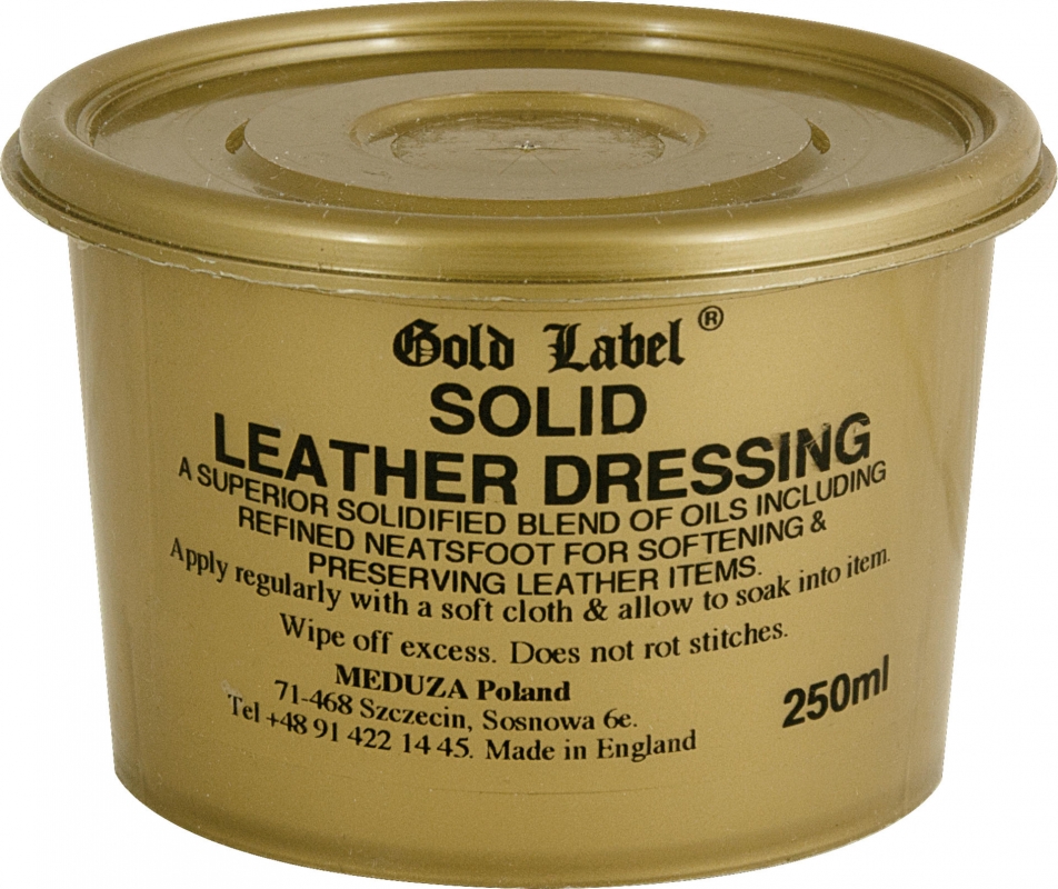 Zdjęcie Gold Label Solid Leather Dressing do wyrobów skórzanych   250ml