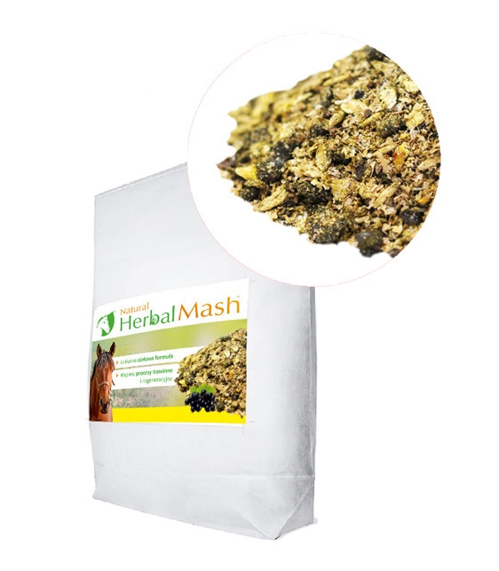Zdjęcie Pro-Linen Natural Herbal Mash mesz z ziołami dla koni  15kg