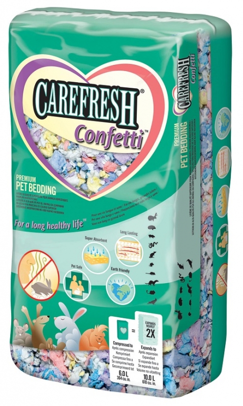 JRS Chipsi Carefresh Confetti ściółka dla małych zwierząt 10l