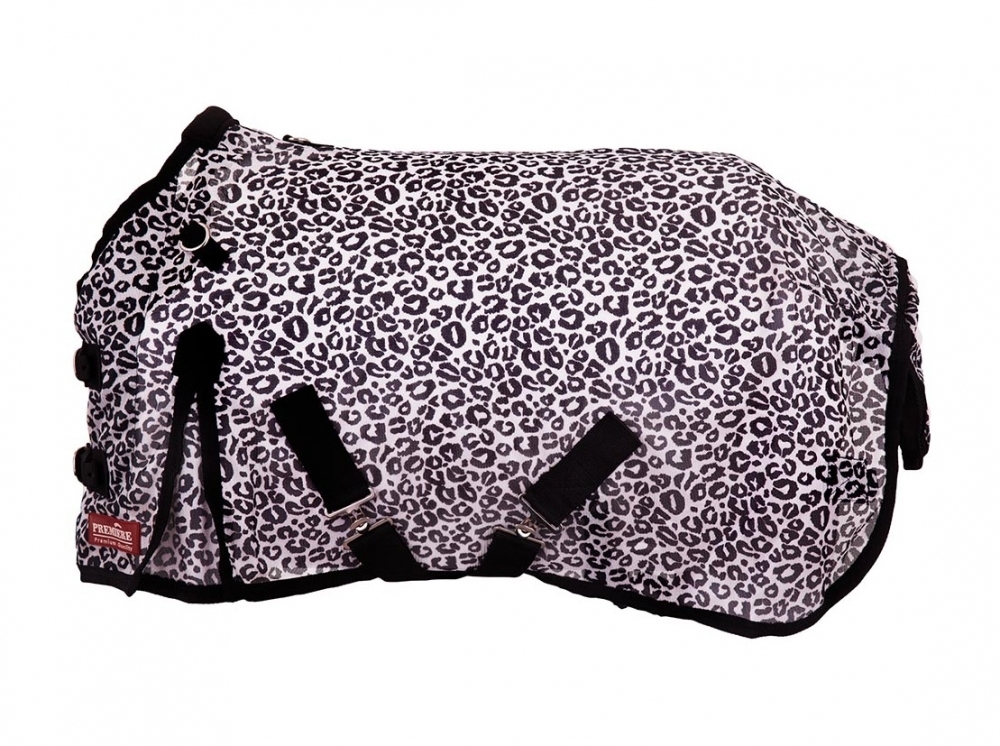 Zdjęcie Premiere Derka przeciw owadom z kapturem na szyję  z nadrukiem leopard 